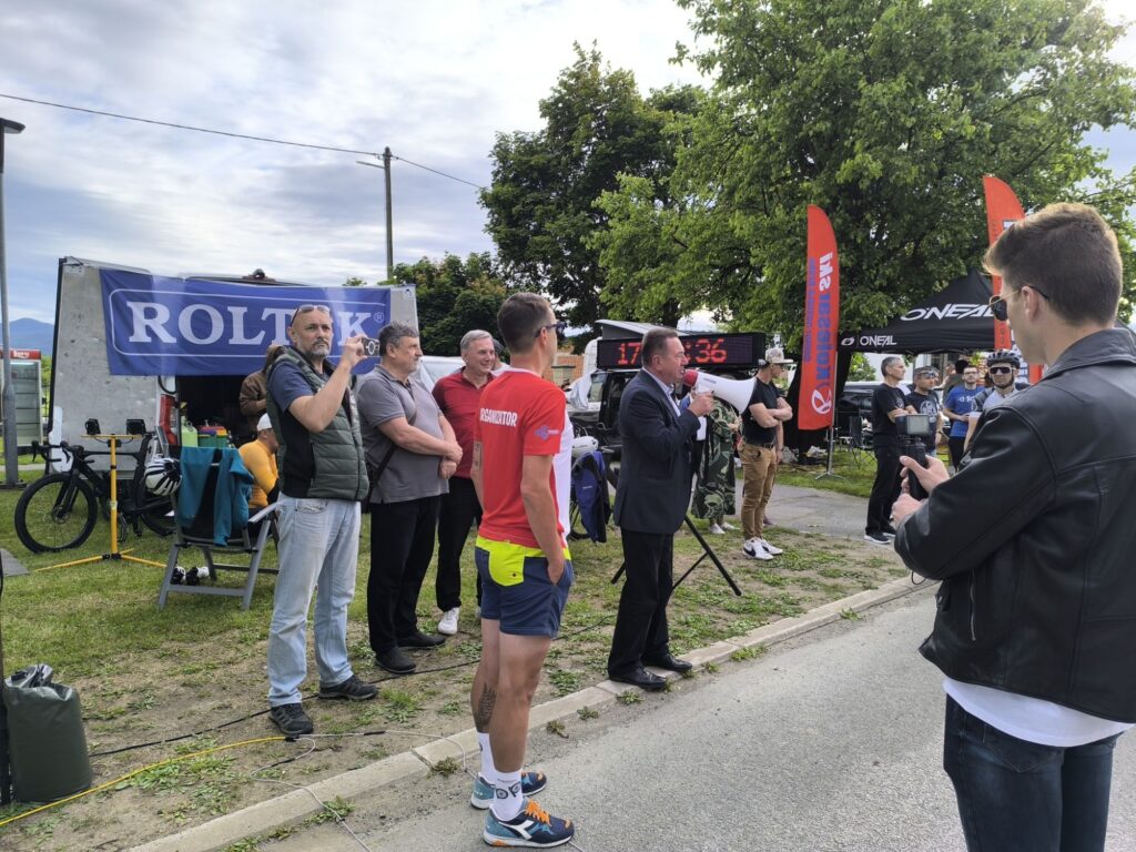 Ultramaraton Oriovac 2025 – start biciklista"