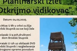 Planinarski izlet “Otkrijmo vidikovac” u Brodskom Stupniku