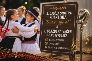 Dva dana folklora i glazbe u Oriovcu: Stižu dječje smotre i nastupi mladih izvođača