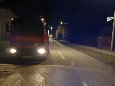 Noćna intervencija vatrogasaca u Oriovcu: gorjele elektroinstalacije u kući