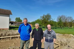 Predstavnici R.U. Aurora Oriovac obišli gradilište budućeg memorijalnog centra u Brodskom Drenovcu