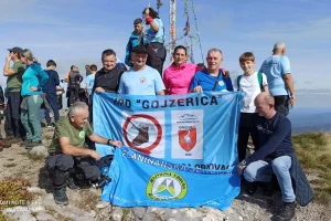 HPD Gojzerica Požega i Podružnica Oriovac proslavili osmu obljetnicu rekordnim usponom na Klek uz potporu Općine Oriovac