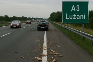 Više vozila oštećeno na autocesti kod Lužana, nema ozlijeđenih