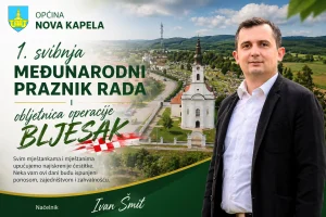 Općina Nova Kapela uputila čestitku povodom Praznika rada i obljetnice Bljeska