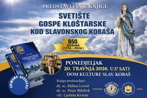 850 godina svetišta Gospe Kloštarske: Predstavljanje knjige dr. sc. Josipa Jagodara u Slavonskom Kobašu