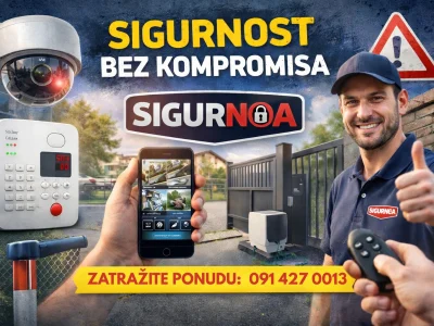 Sigurnost bez kompromisa: SIGURNOA donosi vrhunska rješenja za vaš dom i poslovanje