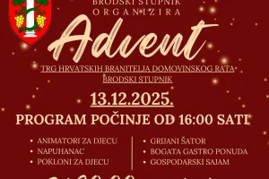 Brodski Stupnik sprema veliki adventski spektakl