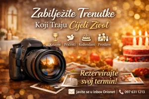 Zabilježite trenutke koji traju cijeli život